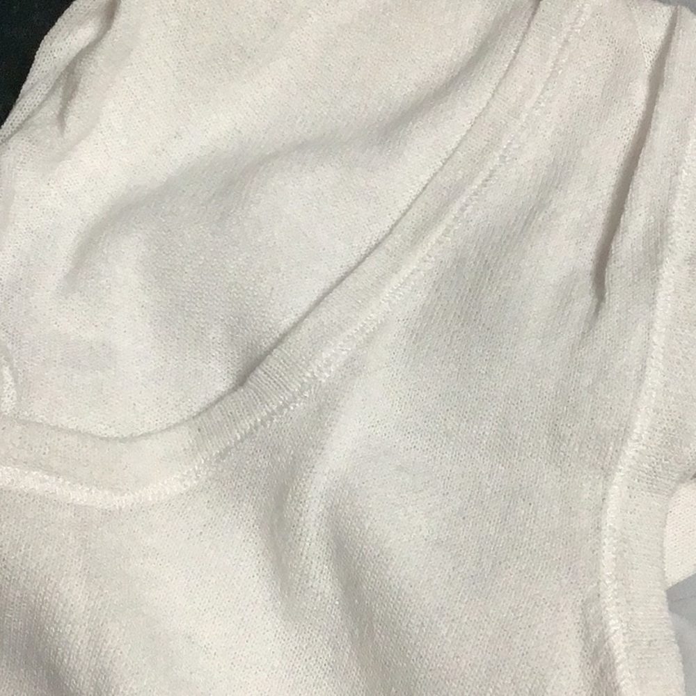 ALL TAGS REMOVED - women's tank top  white